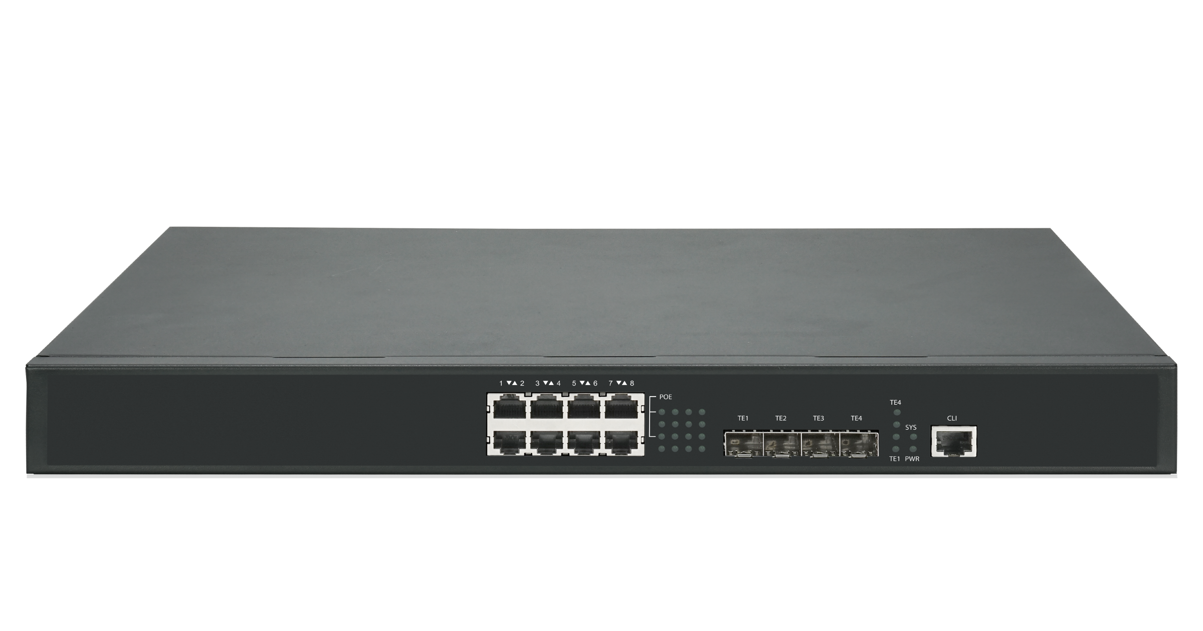 Коммутатор GigaLink GL-SW-G305-12P, управляемый, кол-во портов: 8x2.5 Гбит/с, кол-во SFP/uplink: SFP+ 4x10 Гбит/с, PoE: 8x60 Вт (макс. 370 Вт) (GL-SW-G305-12P)