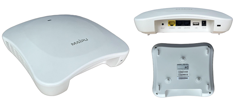Точка доступа Maipu WA2600-822-PE V2 2xLAN: 1 Гбит/с, 1 Гбит/с, 802.11a/b/g/n/ac/ax, 2.4 / 5 ГГц, до 2.98 Гбит/с, внутренних антенн: 2x4 дБи, PoE (WA2600-822-PE)