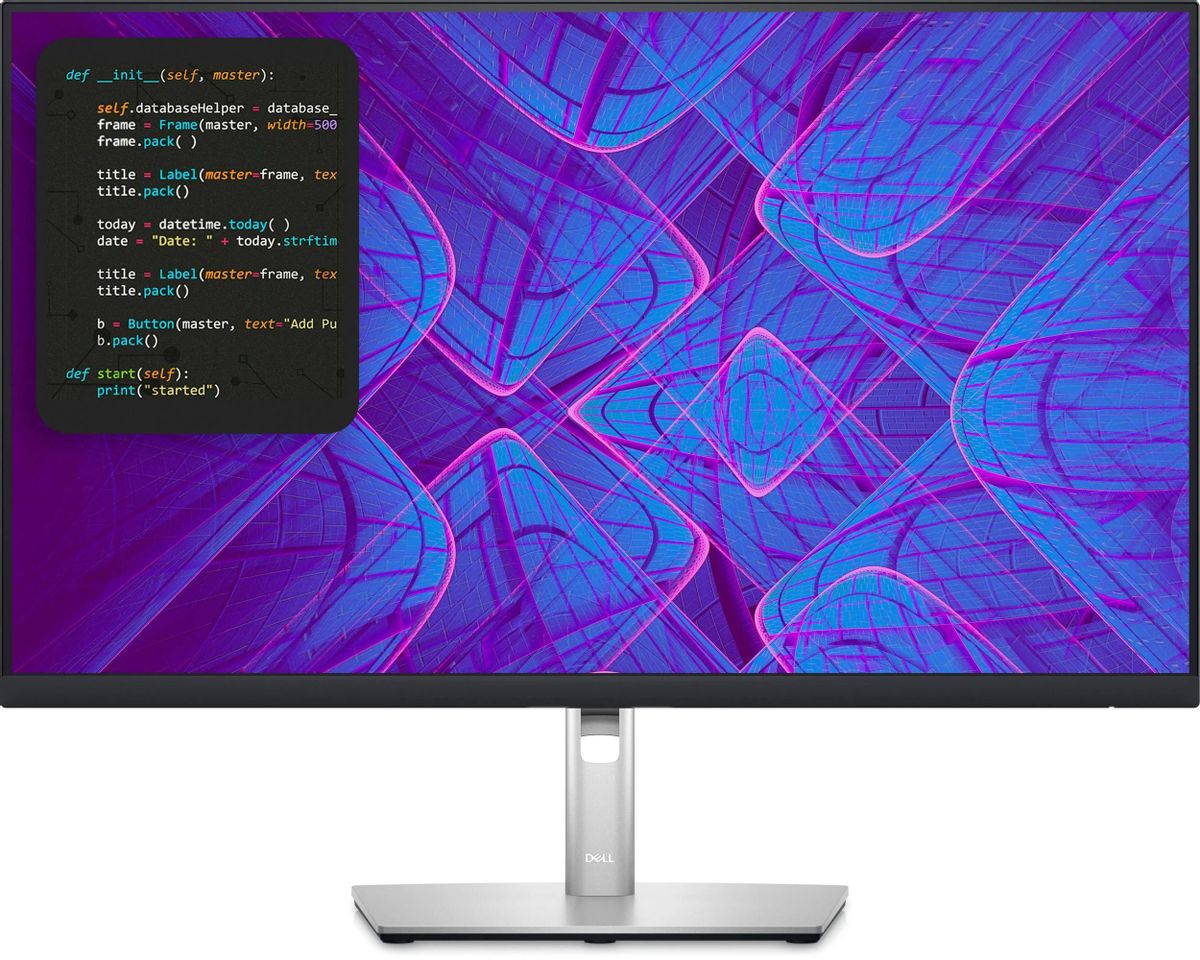 Монитор 31.5" DELL P3223QE черный/серебристый
