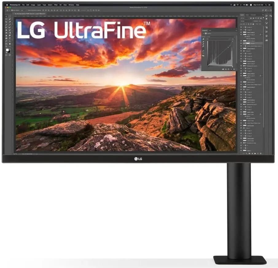 

Монитор 27" LG UltraFine 27UN880P-B IPS, изогнутый, 3840x2160 (16:9), 350кд/м2, 5 мс, 178°/178°, HDMI, DisplayPort, USB Type-C, USB-Hub, черный (27UN880P-B), 27UN880P-B