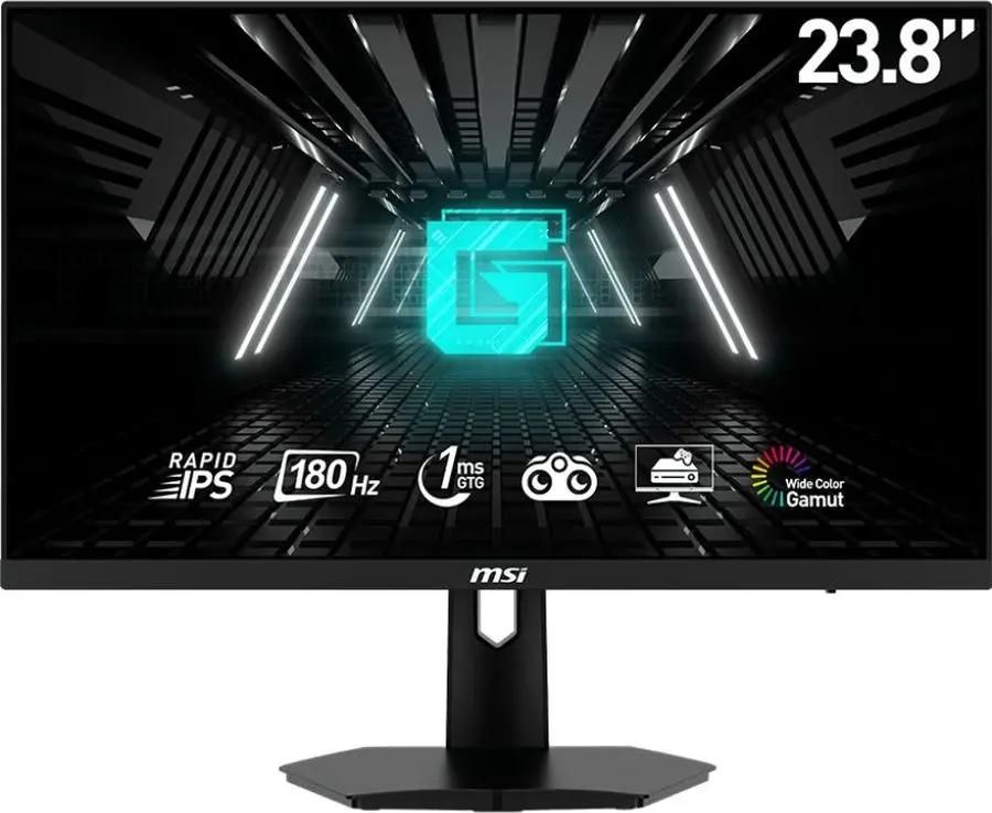 

Монитор 23.8" MSI Optix G244F E2 IPS, 1920x1080 (16:9), 300кд/м2, 180 Гц, 1 мс, 178°/178°, HDMI, DisplayPort, черный (9S6-3BB4CH-034), G244F E2