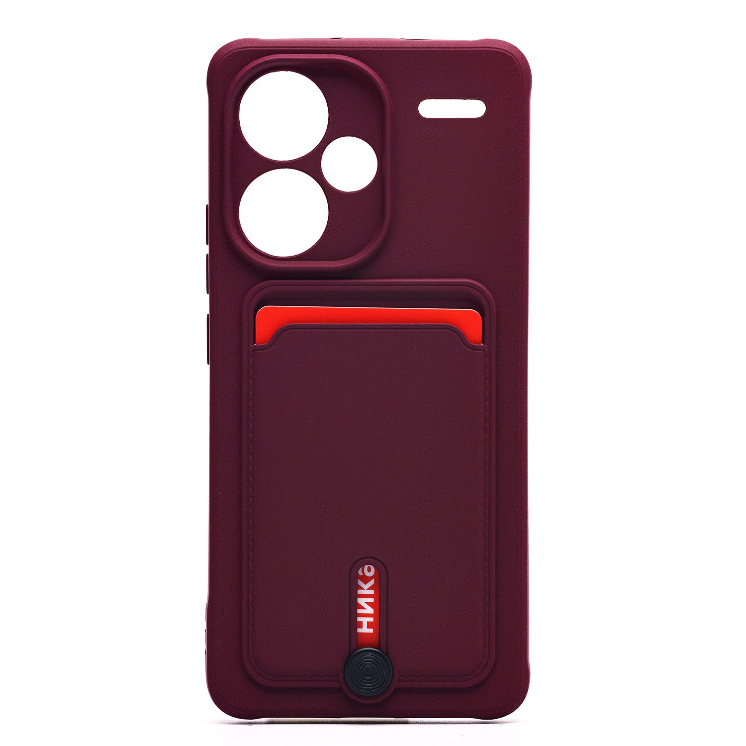 

Чехол-накладка Activ SC304 для смартфона Xiaomi Redmi Note 13 Pro+, пластик/силикон, бордовый (223985)
