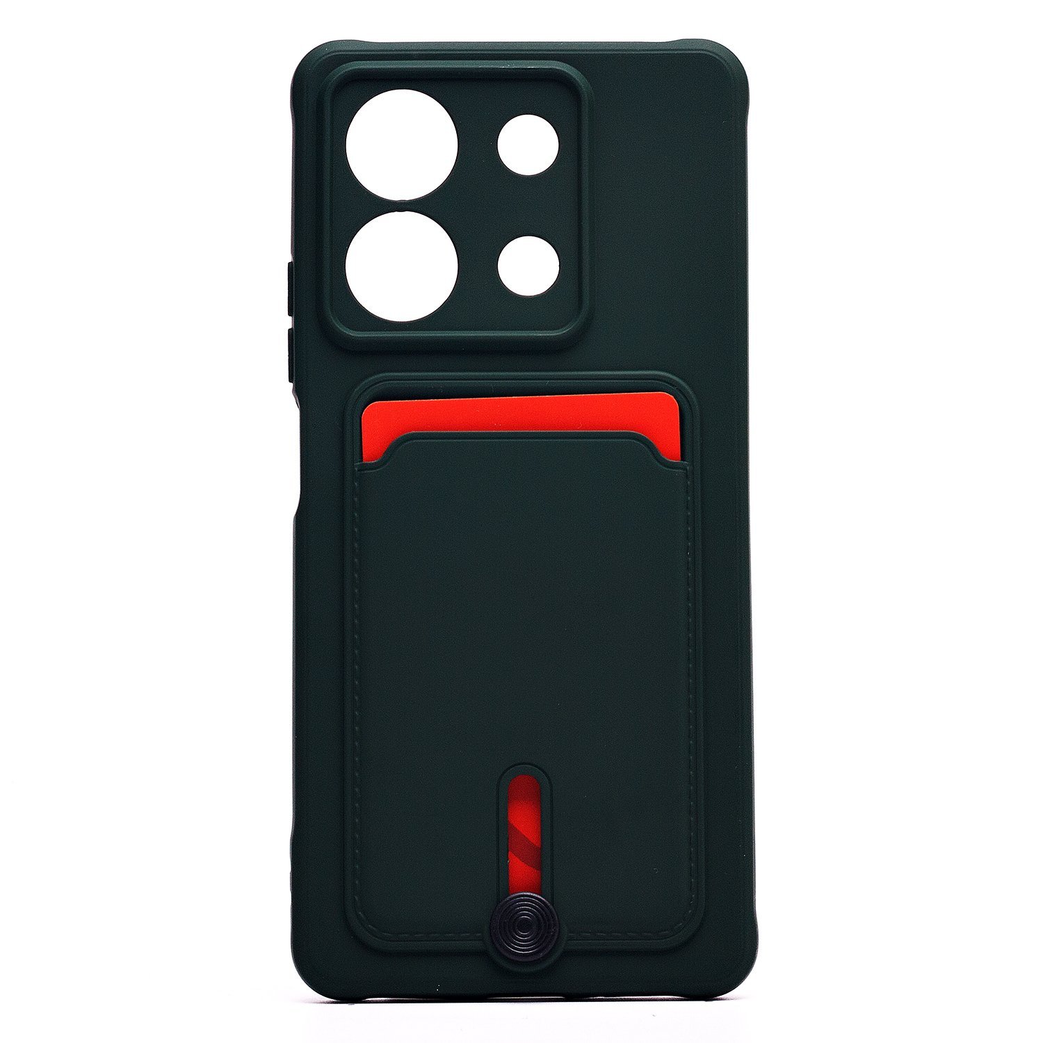 

Чехол-накладка Activ SC304 для смартфона Xiaomi Redmi Note 13 Pro, пластик/силикон, темно-зелёный (223993)