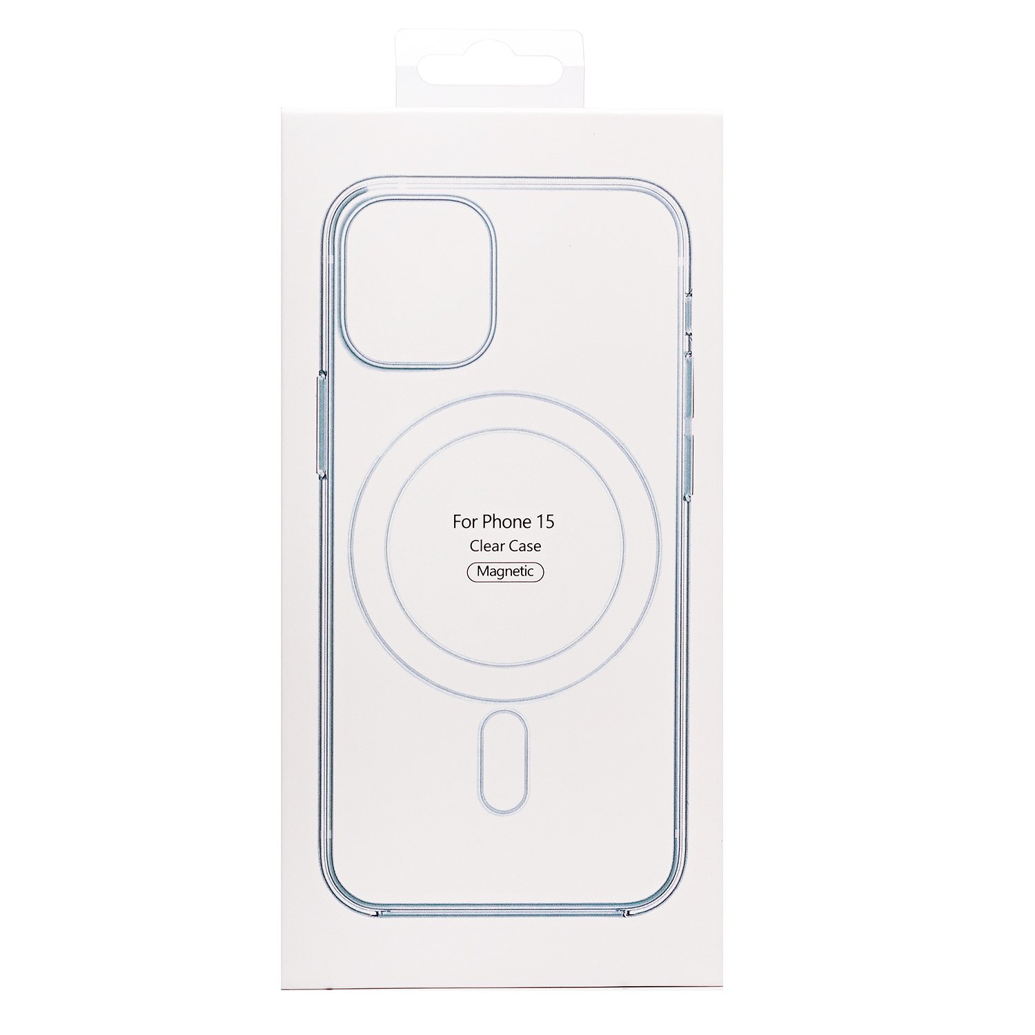 Чехол-накладка SM006 для смартфона Apple iPhone 15, прозрачный