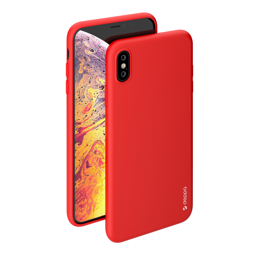 

Чехол-накладка Deppa Gel Color Case для смартфона Apple iPhone XS Max, красный (31236)