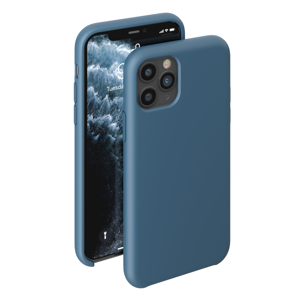 Чехол-накладка Deppa Liquid Silicone Case для смартфона Apple iPhone 11  Pro, синий