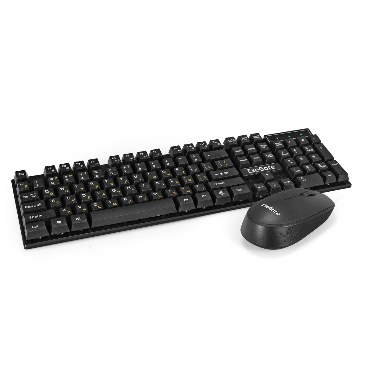Клавиатура + мышь Exegate Professional Standard Combo MK210, беспроводная, USB, черный (EX295304RUS) - фото 1
