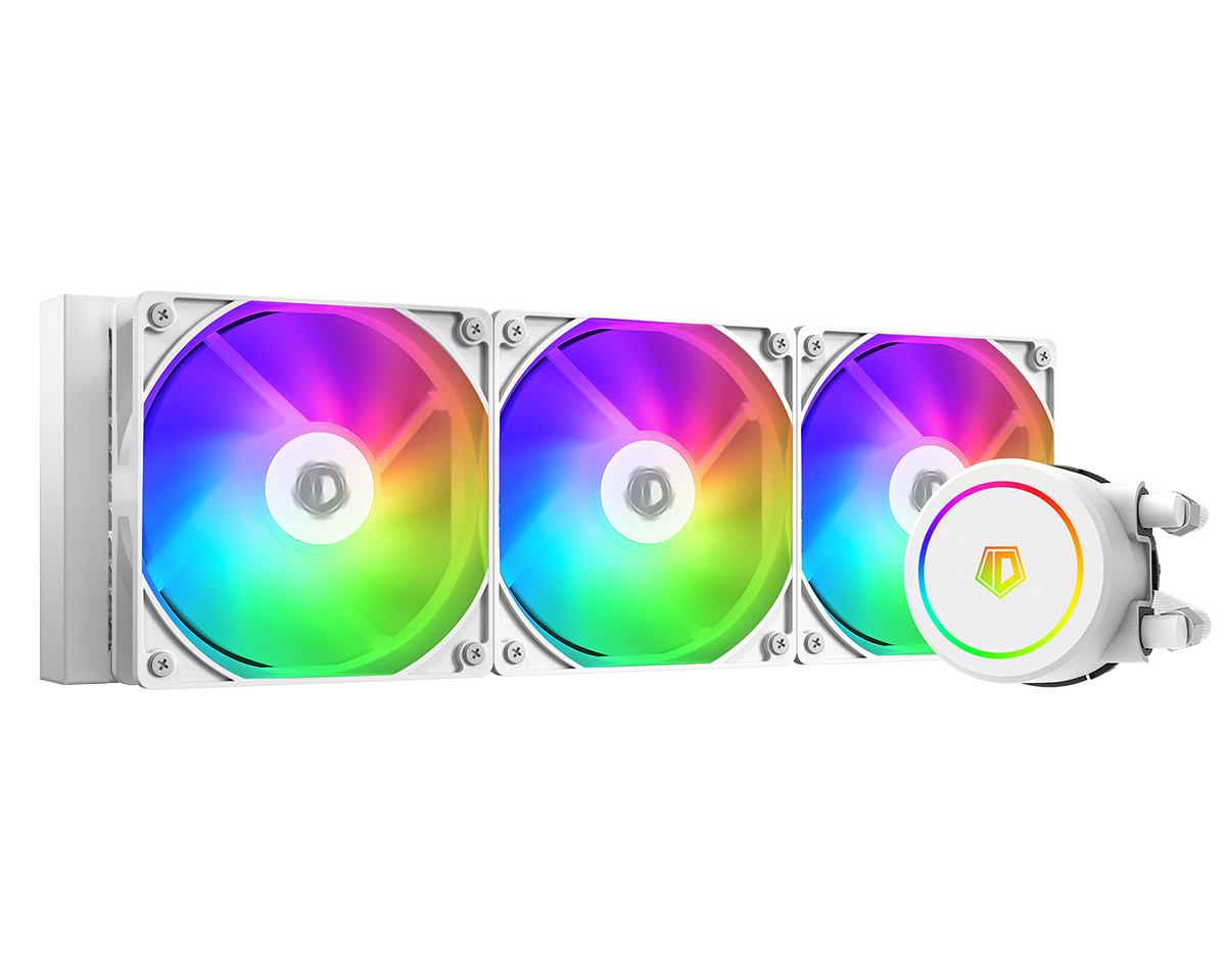 

Жидкостное охлаждение ID-COOLING FX360 ARGB WHITE для Socket 115x/2066/2011/2011-3/1200/1700/AM5/AM4, 350 Вт, 3x120 мм, ARGB, белый (FX360 ARGB WHITE), FX360 ARGB WHITE