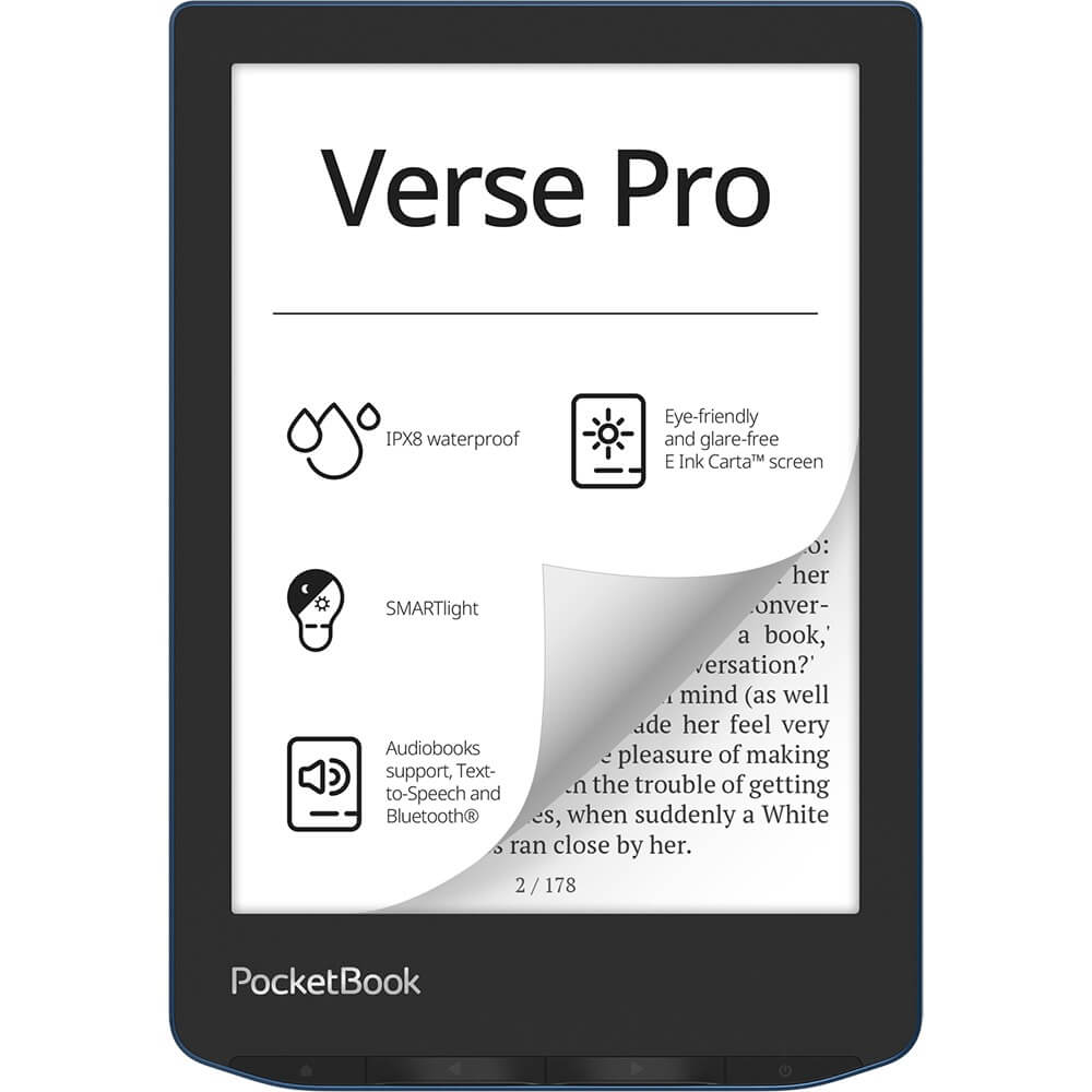 Электронная книга PocketBook 634 Verse Pro Azure, 6