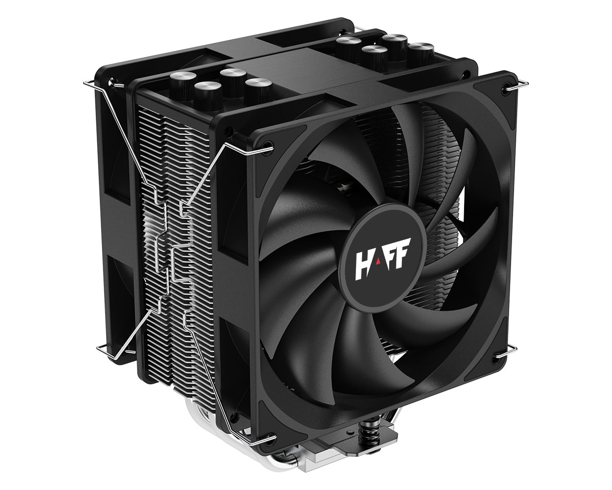 Кулер для процессора ID-COOLING SE-214-XT HAFF для Socket/115x/1200/1700/1851/AM4/AM5, 120 мм, 1500rpm, 30.5 дБА, 200 Вт, 4-pin PWM, Al+Cu (SE-214-XT HAFF)