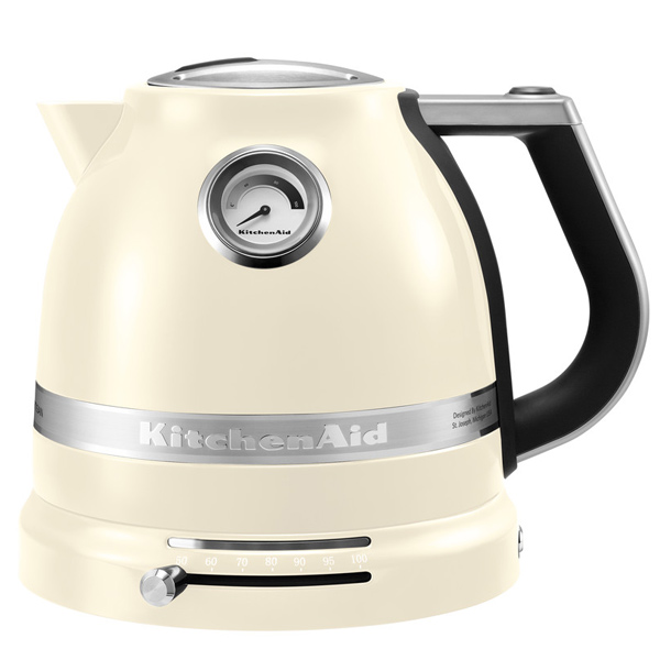 

Чайник электрический KitchenAid 5KEK1522EAC 1.5л. 2.4 кВт, алюминий, кремовый, 5KEK1522EAC