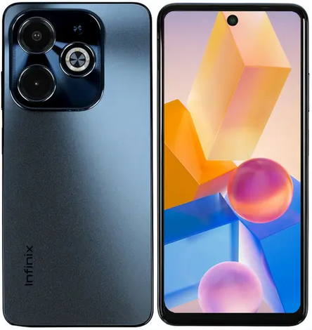 

Смартфон Infinix Hot 40i, 6.56" 1612x720 IPS, Unisoc Tiger T606, 8Gb RAM, 256Gb, 3G/4G, NFC, Wi-Fi, BT, 2xCam, 2-Sim, 5000 мА⋅ч, USB Type-C, Android 13, черный (10049758), Hot 40i