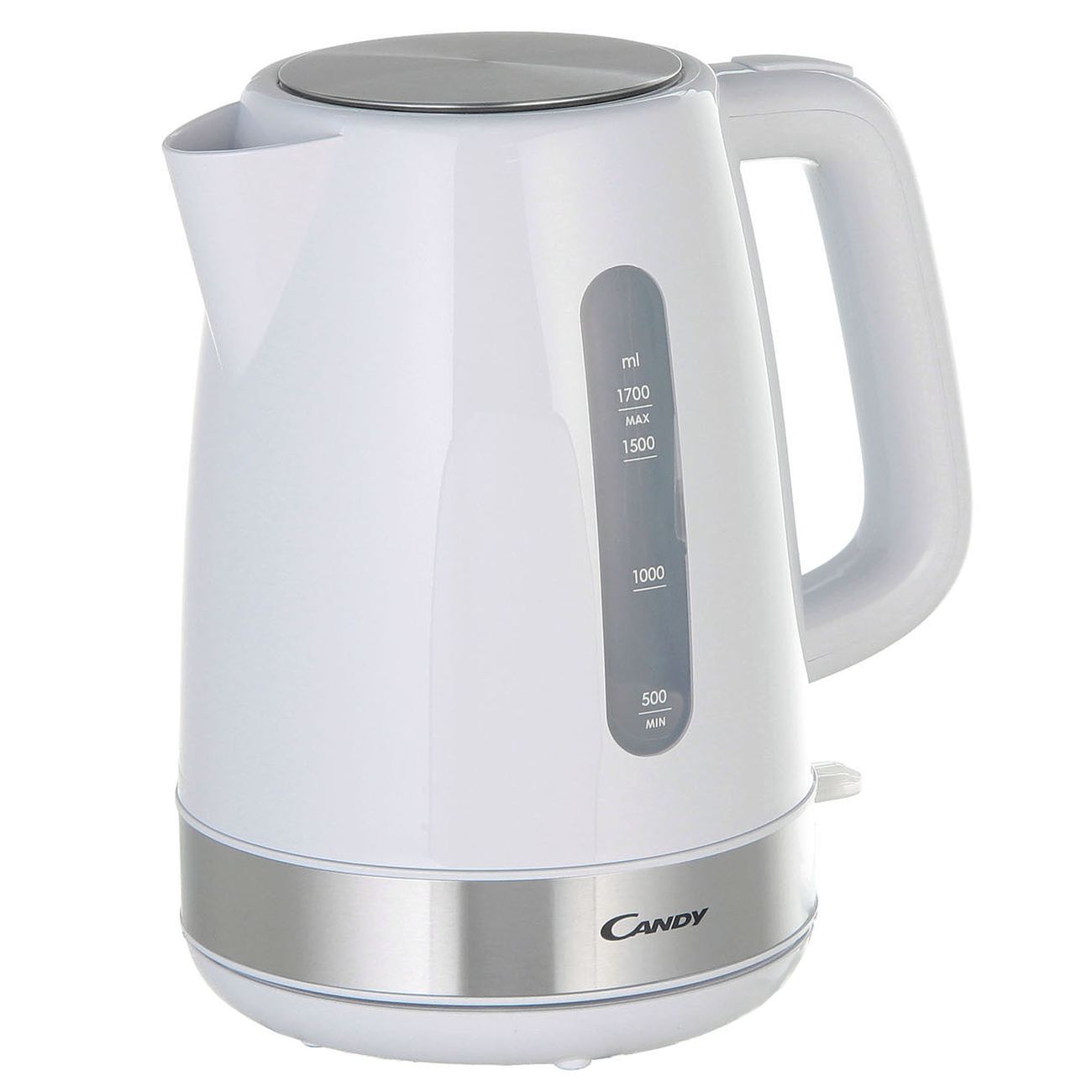 

Чайник электрический Candy CK-101 1.7л. 1.85 кВт, пластик, белый, CK-101