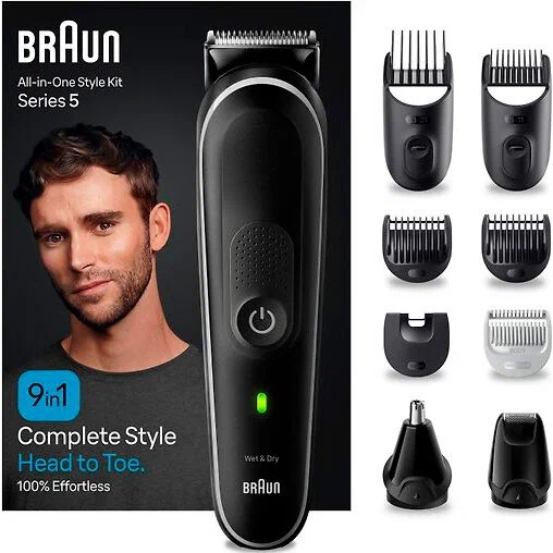 

Триммер Braun Series 5 MGK5410, насадок 8, серый/черный (MGK5410), MGK5410