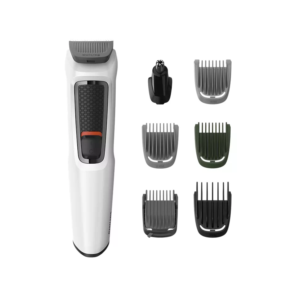 

Триммер Philips series 3000 MG3721/65, насадок 6, белый/серый (MG3721/65), MG3721/65