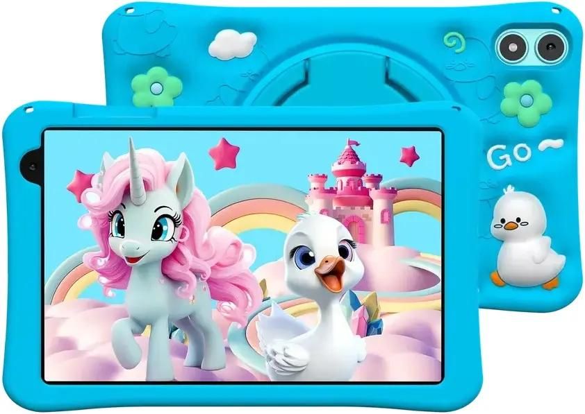 

Планшет Teclast P85T Kids 8" 1280x800 IPS, Allwinner A133, 4Gb RAM, 64Gb, WiFi, BT, 5 А·ч, Android 14, голубой, P85T Kids