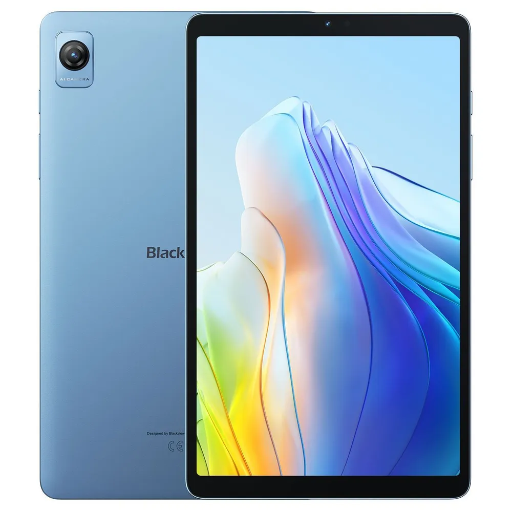 

Планшет Blackview Tab 60 8.68" 1340x800, Unisoc T606, 4Gb RAM, 128Gb, 3G/4G LTE, WiFi, BT, 6.05 А·ч, Android 13, голубой (BVTAB60-4128BLU), Tab 60