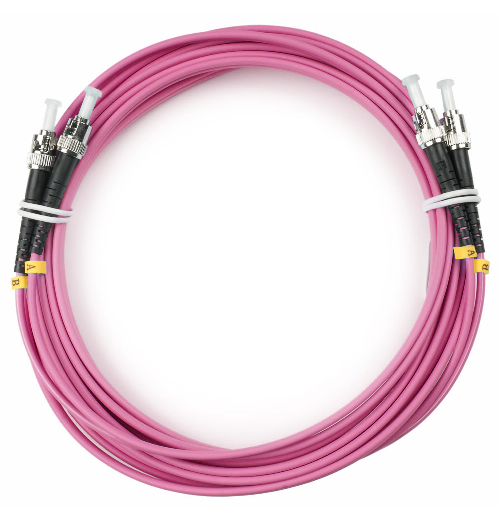 

Патч-корд оптический Cabeus, ST/UPC-ST/UPC, многомодовый, 50/125, OM4, двойной, 5 м, LSZH, пурпурный (FOP-50-OM4-ST-ST-5m), Розовый
