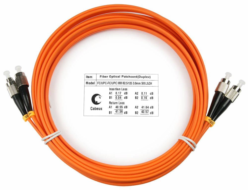 

Патч-корд оптический Cabeus, FC/UPC-FC/UPC, многомодовый, 62.5/125, OM1, двойной, 10 м, LSZH, оранжевый (FOP-62-FC-FC-10m)