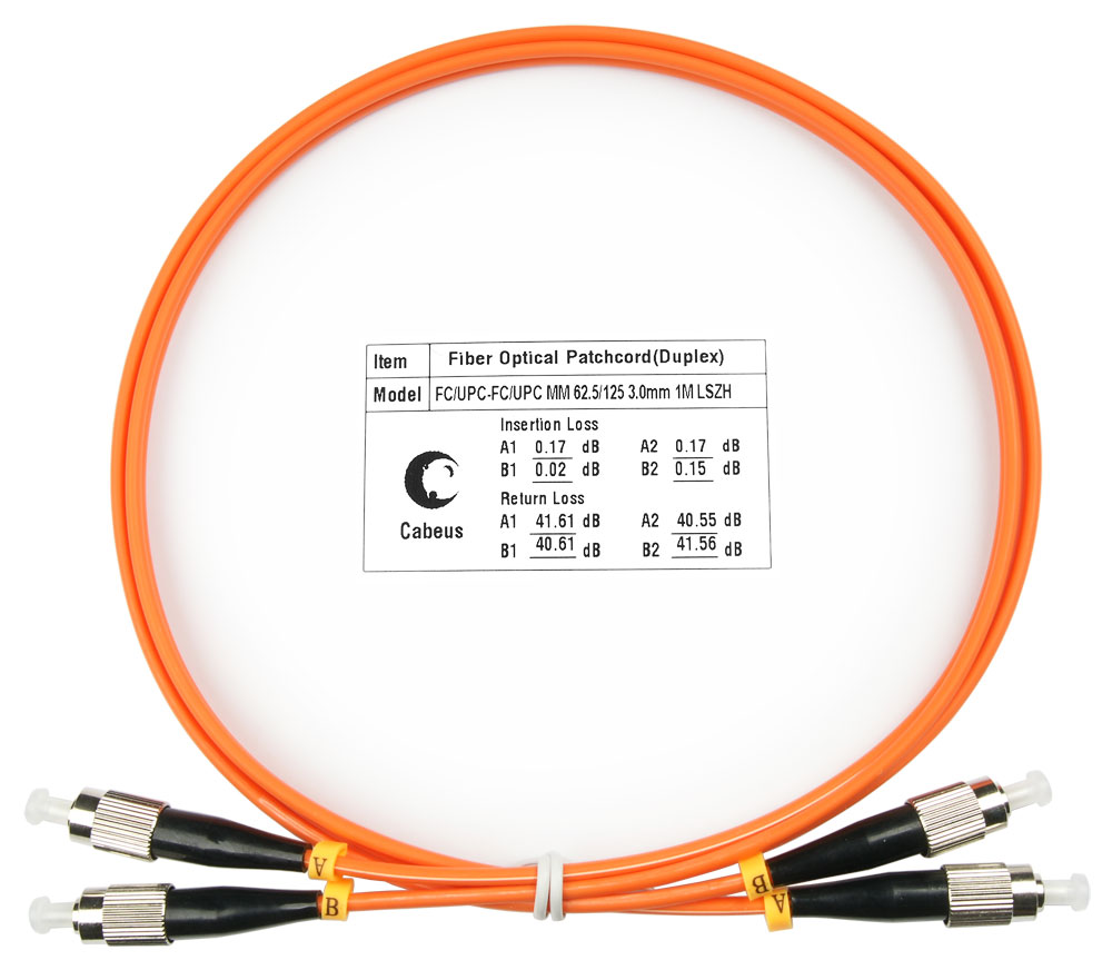 

Патч-корд оптический Cabeus, FC/UPC-FC/UPC, многомодовый, 62.5/125, OM1, двойной, 1 м, LSZH, оранжевый (FOP-62-FC-FC-1m)
