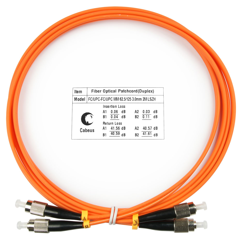 

Патч-корд оптический Cabeus, FC/UPC-FC/UPC, многомодовый, 62.5/125, OM1, двойной, 2 м, LSZH, оранжевый (FOP-62-FC-FC-2m)