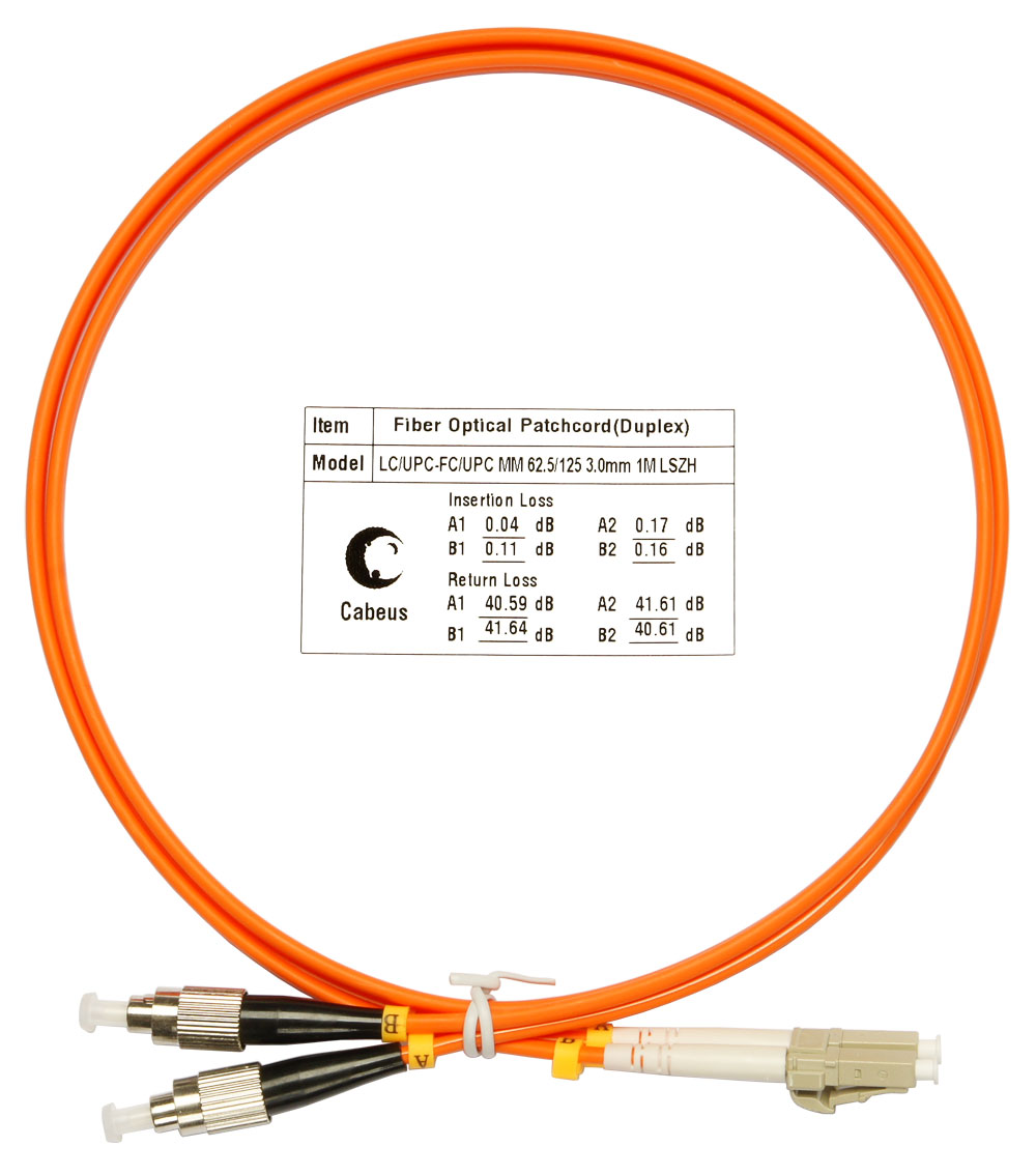 

Патч-корд оптический Cabeus FOP-62-LC-FC-1m, LC/UPC-FC/UPC, многомодовый, 62.5/125, OM1, двойной, 1 м, LSZH, оранжевый (FOP-62-LC-FC-1m), FOP-62-LC-FC-1m