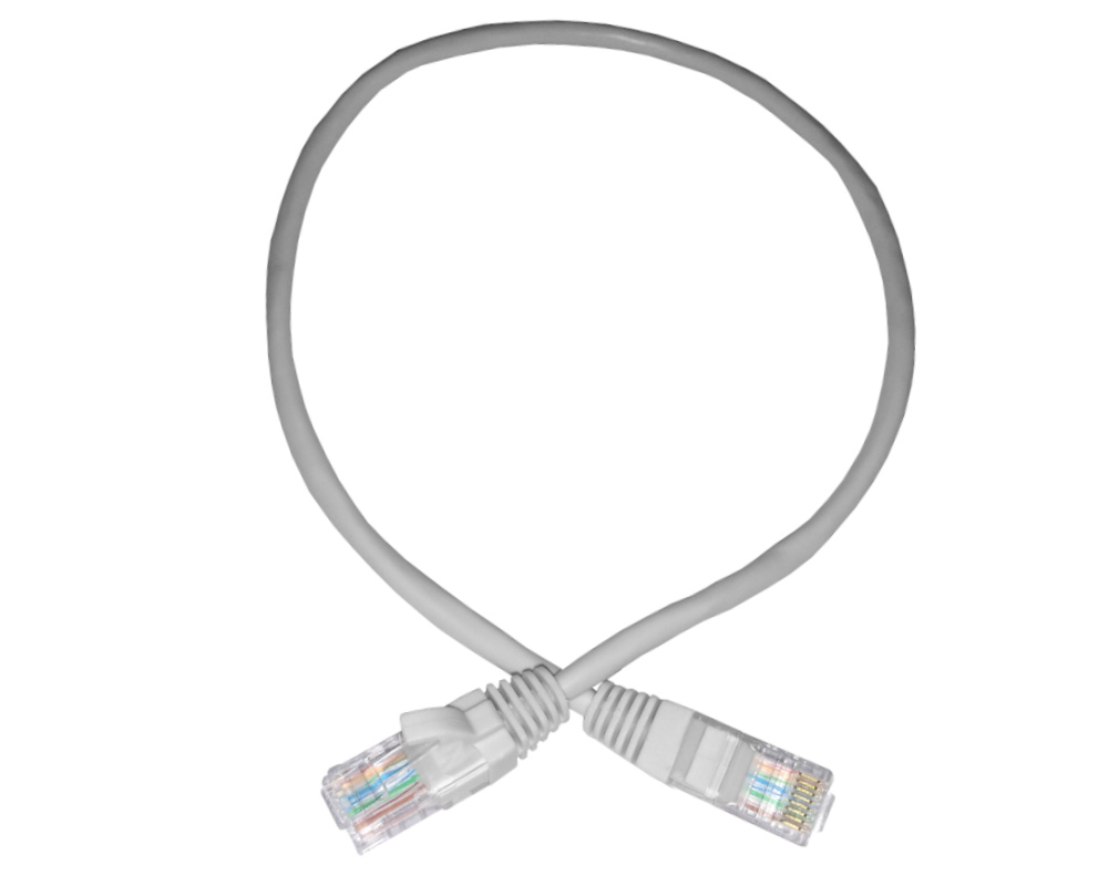 

Патч-корд UTP кат.5e, 0.5 м, RJ45-RJ45, серый, CCA, LSZH, Netko Optima (N.CCA.UTP.5e-0.5m-2-lszh)