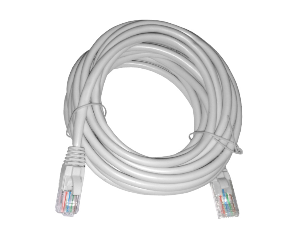 

Патч-корд UTP кат.5e, 5 м, RJ45-RJ45, серый, CCA, LSZH, Netko Optima (N.CCA.UTP.5e-5.0m-2-lszh)