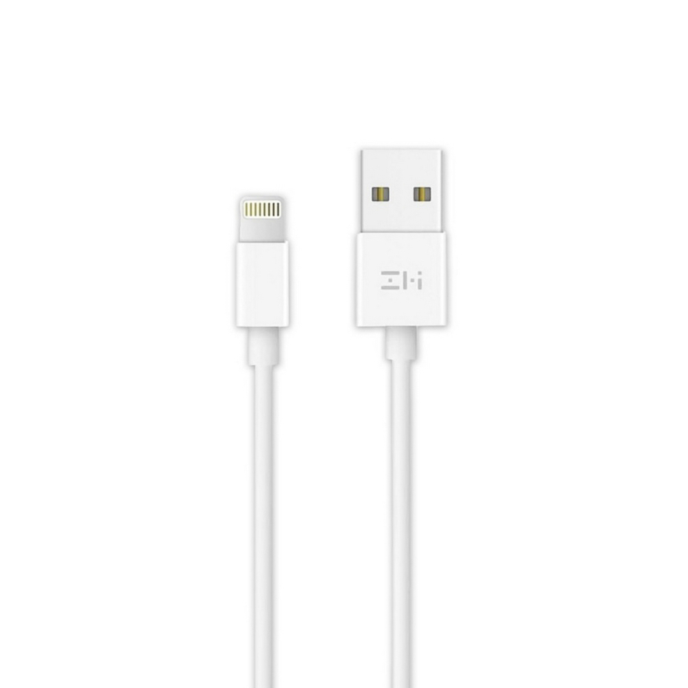 

Кабель Lightning 8-pin-USB, 1 м, белый, ZMI AL813C (ZMKAL813CCWH), AL813C
