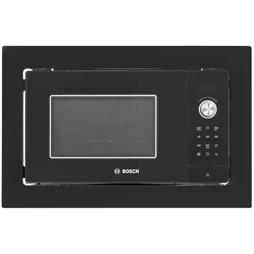 

Микроволновая печь встраиваемая Bosch Serie 2 BEL653MX3 25 л, 800 Вт, гриль, черный (BEL653MX3), BEL653MX3