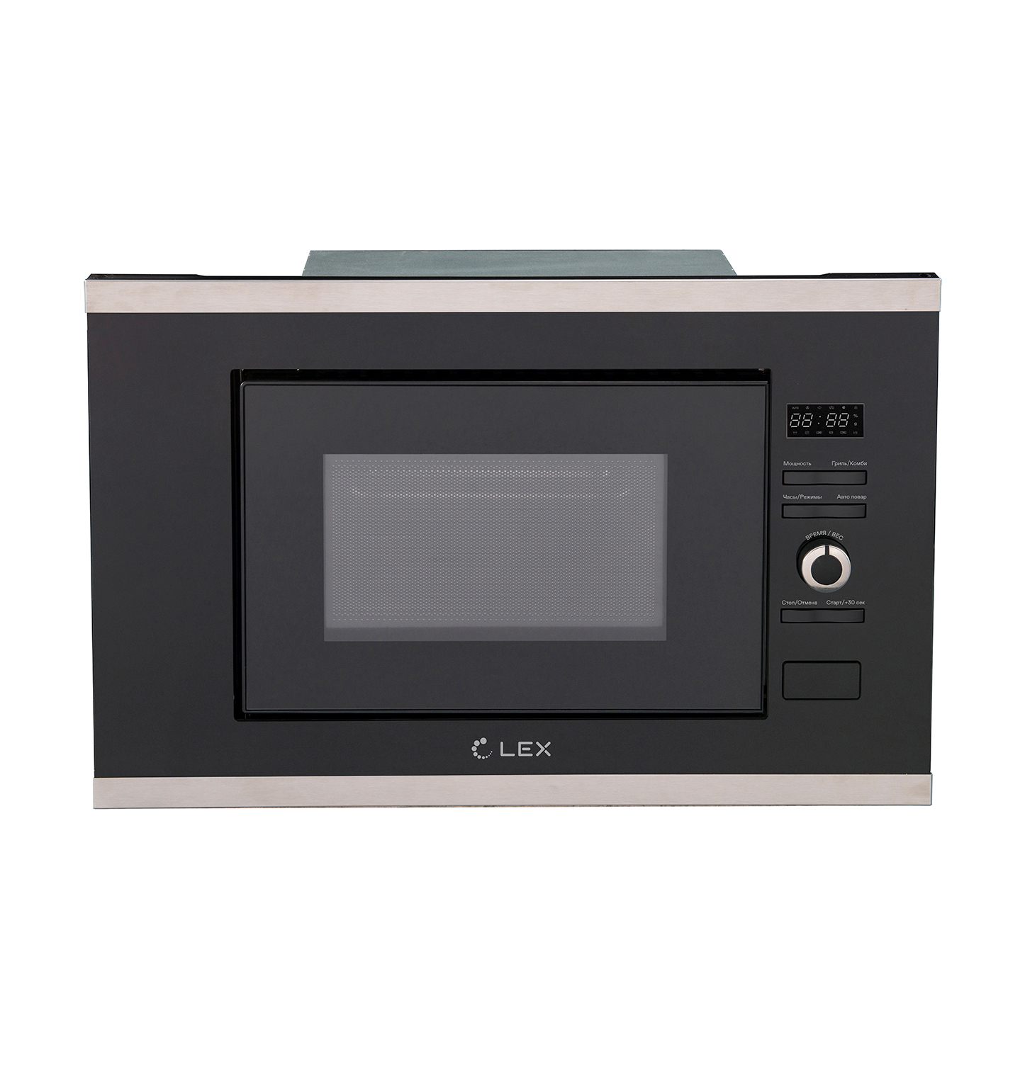 

Микроволновая печь встраиваемая LEX BIMO 20.03 INOX 20 л, 700 Вт, гриль, черный (CHGA100004), 20.03 INOX