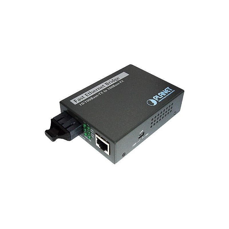 Медиаконвертер Planet FT-801, RJ-45x100 Мбит/с, STx100 Мбит/с