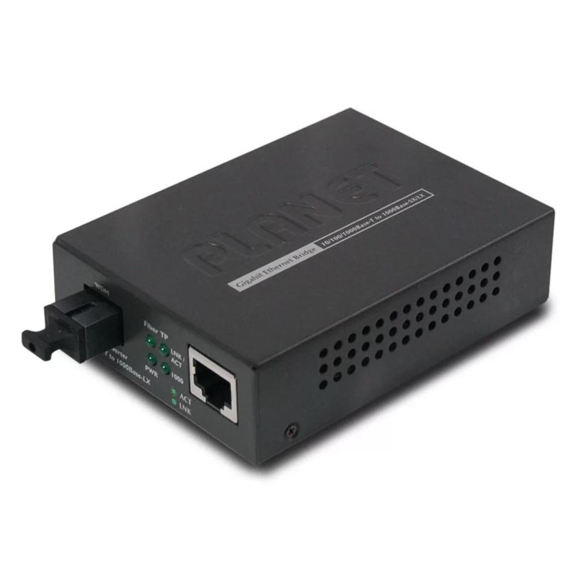 

Медиаконвертер Planet GT-806A60, RJ-45x1 Гбит/с, SCx1 Гбит/с, SM, одинарный, Tx:1550, Rx:1310, 60 км, GT-806A60