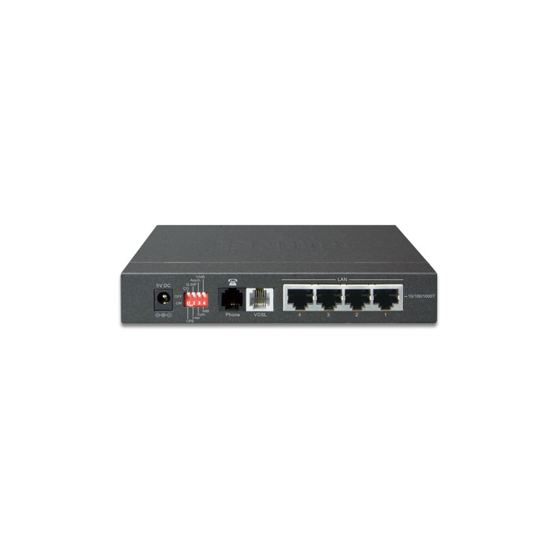 Конвертер Planet VC-234G, Ethernet в VDSL2, черный