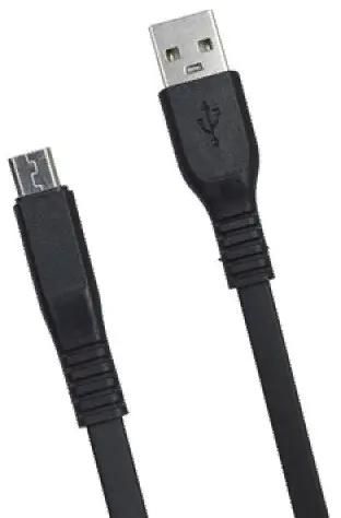

Кабель USB-Micro USB, плоский, 2 м, черный, Premier (5-943RL45 2.0BK)