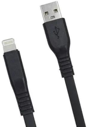 

Кабель USB-Lightning 8-pin, плоский, 2 м, черный, Premier (6-703RL45 2.0BK)