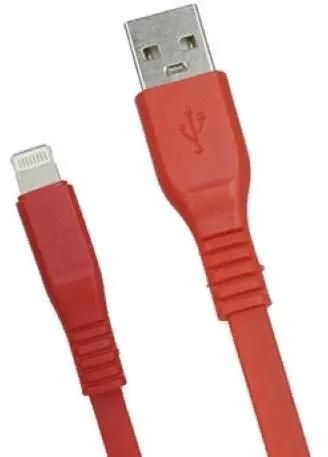 

Кабель USB-Lightning 8-pin, плоский, 2 м, красный, Premier (6-703RL45 2.0R)