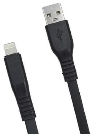 

Кабель USB-Lightning 8-pin, плоский, 3 м, черный, Premier (6-703RL45 3.0BK)