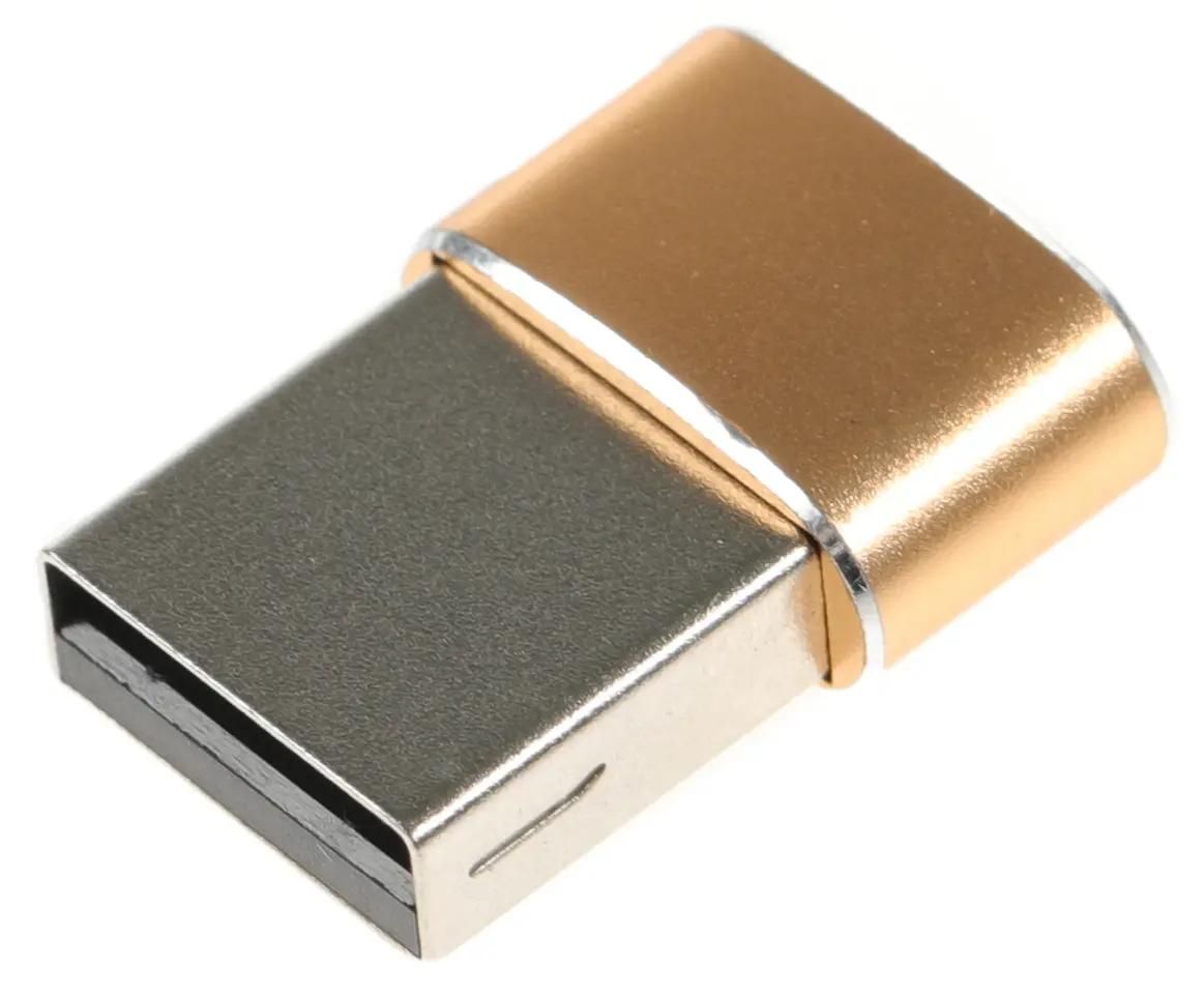 

Переходник (адаптер) USB-USB Type-C, золотистый, Premier (6-071(GL))