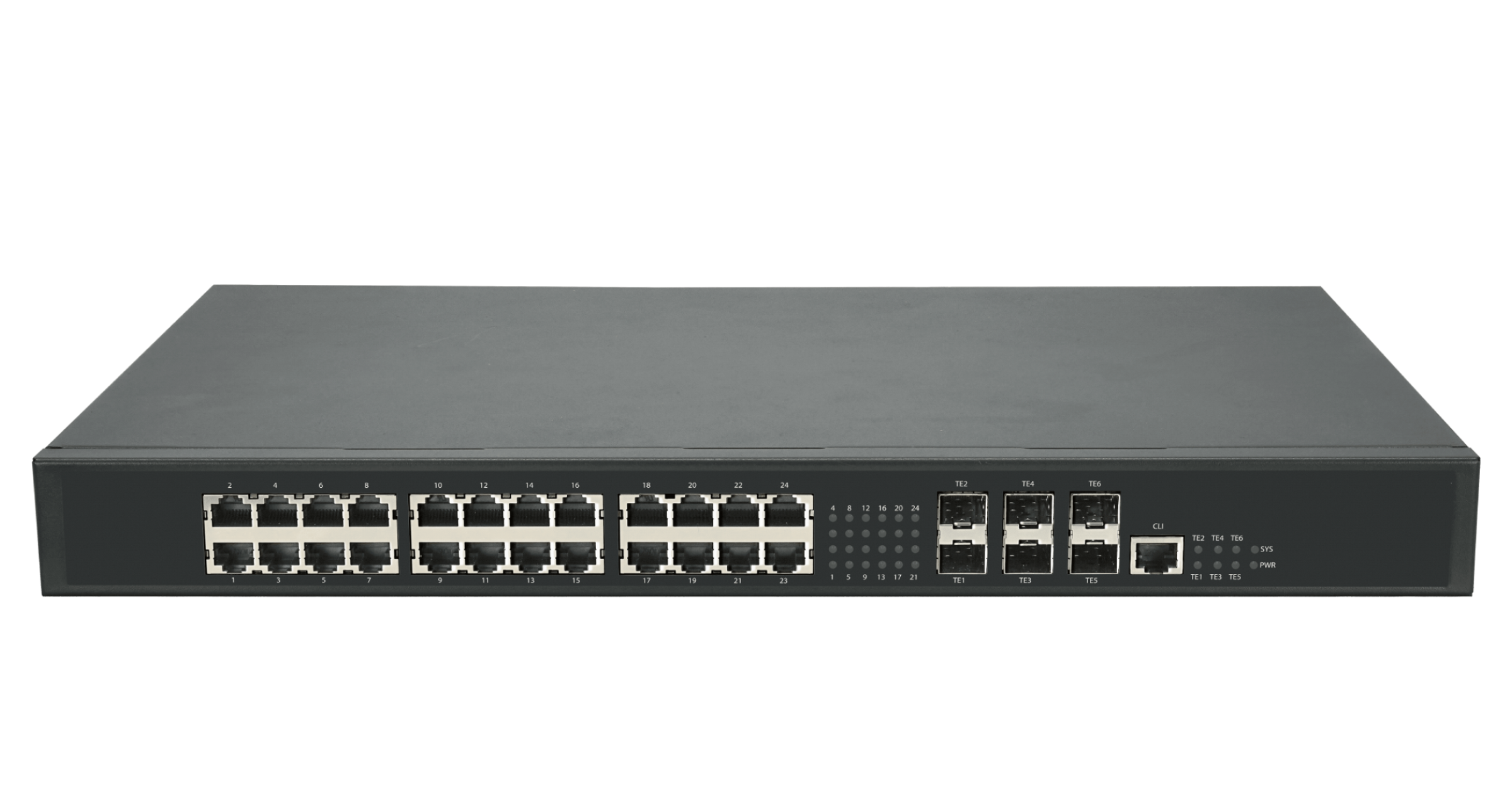 

Коммутатор Nikomax (Gigalink) GL-SW-G302-30TC, управляемый, кол-во портов: 24x2.5 Гбит/с, кол-во SFP/uplink: SFP+ 6x10 Гбит/с, установка в стойку (GL-SW-G302-30TC), GL-SW-G302-30TC