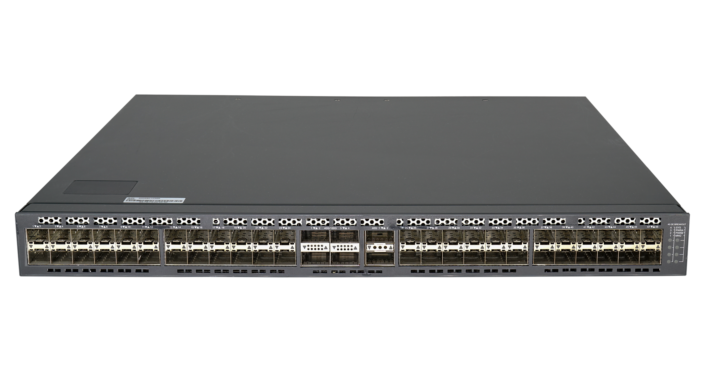 Коммутатор GigaLink GL-SW-X304-54SQ, управляемый, кол-во портов: SFP+/QSFP+ 50x10/40, кол-во SFP/uplink: QSFP28 4x100 Гбит/с, установка в стойку (GL-SW-X304-54SQ)