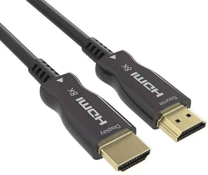 Кабель HDMI(19M)-HDMI(19M) v2.1 4K, 8K, экранированный, 50 м, черный PREMIER (5-806 50.0)