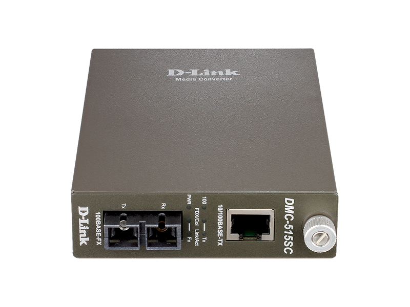 

Медиаконвертер D-Link DMC-515SC, RJ-45x100 Мбит/с, SCx100 Мбит/с, SM, двойной, 15 км, (DMC-515SC/E), DMC-515SC