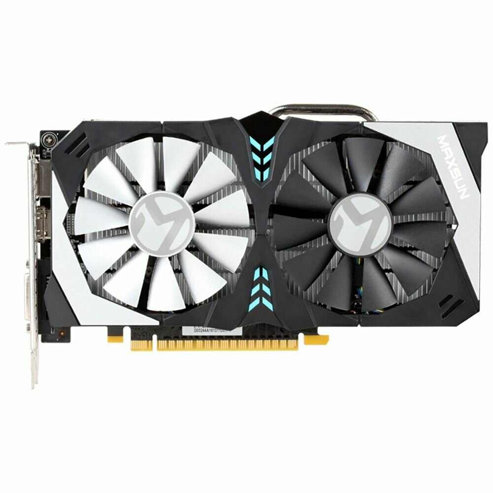 Видеокарта Maxsun NVIDIA GeForce GTX 1050ti, 4Gb DDR5, 128 бит, PCI-E, DVI, HDMI, DP, Retail (GTX1050Ti Terminator )