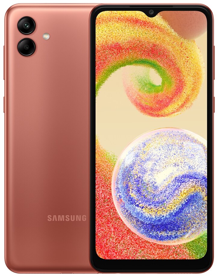 Смартфон Samsung Galaxy A04 6Gb/64Gb Android медный