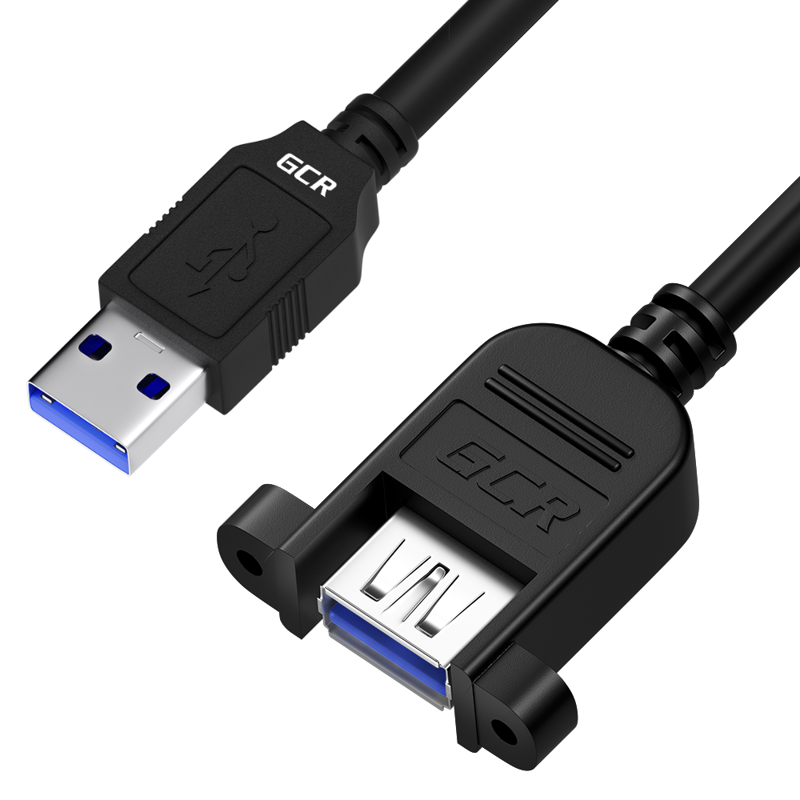 

Кабель-удлинитель USB 3.0(Am)-USB 3.0(Af), 1 м, черный, Greenconnect GCR-52918 (GCR-52918), GCR-52918