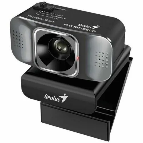 Вебкамера Genius FaceCam Quiet, 2 MP, 1920x1080, встроенный микрофон, USB 2.0, черный (32200005400)