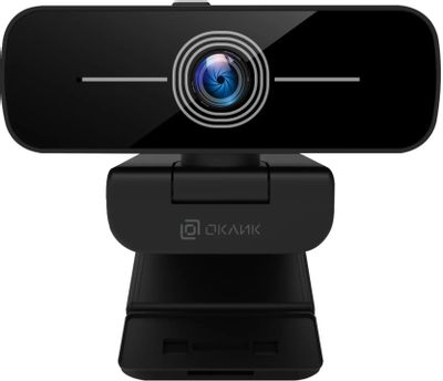Вебкамера OKLICK OK-C001FH, 2 MP, 1920x1080, встроенный микрофон, USB 2.0, черный (OK-C001FH)