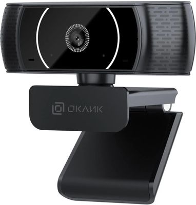 

Вебкамера OKLICK OK-C016HD, 1 MP, 1280x720, встроенный микрофон, USB 2.0, черный (OK-C016HD), OK-C016HD