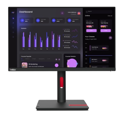 

Монитор 23.8" Lenovo ThinkVision T24i-30 IPS, 1920x1080 (16:9), 250кд/м2, 4 мс, 178°/178°, VGA, HDMI, DisplayPort, USB-Hub, черный (63CFMATXEU), T24i-30